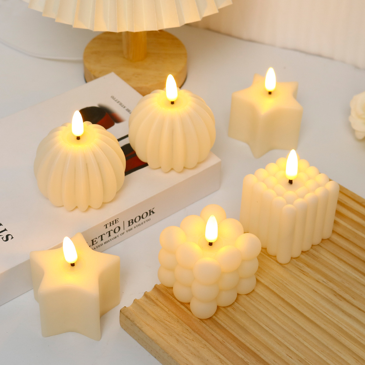 Photography And Lighting - Led Candle Cube for Wedding, Birthday,