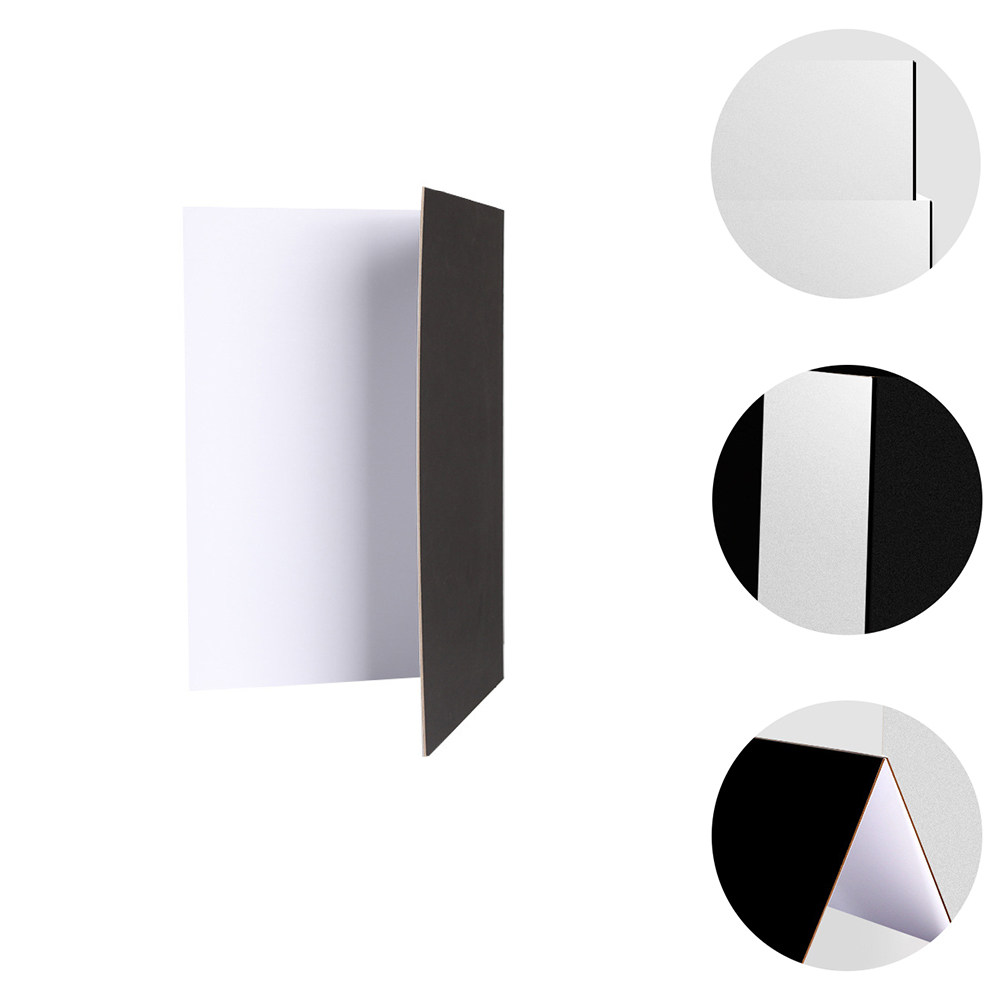 Photography Lighting For Outdoors - Black White Collapsible Reflector Board Photography