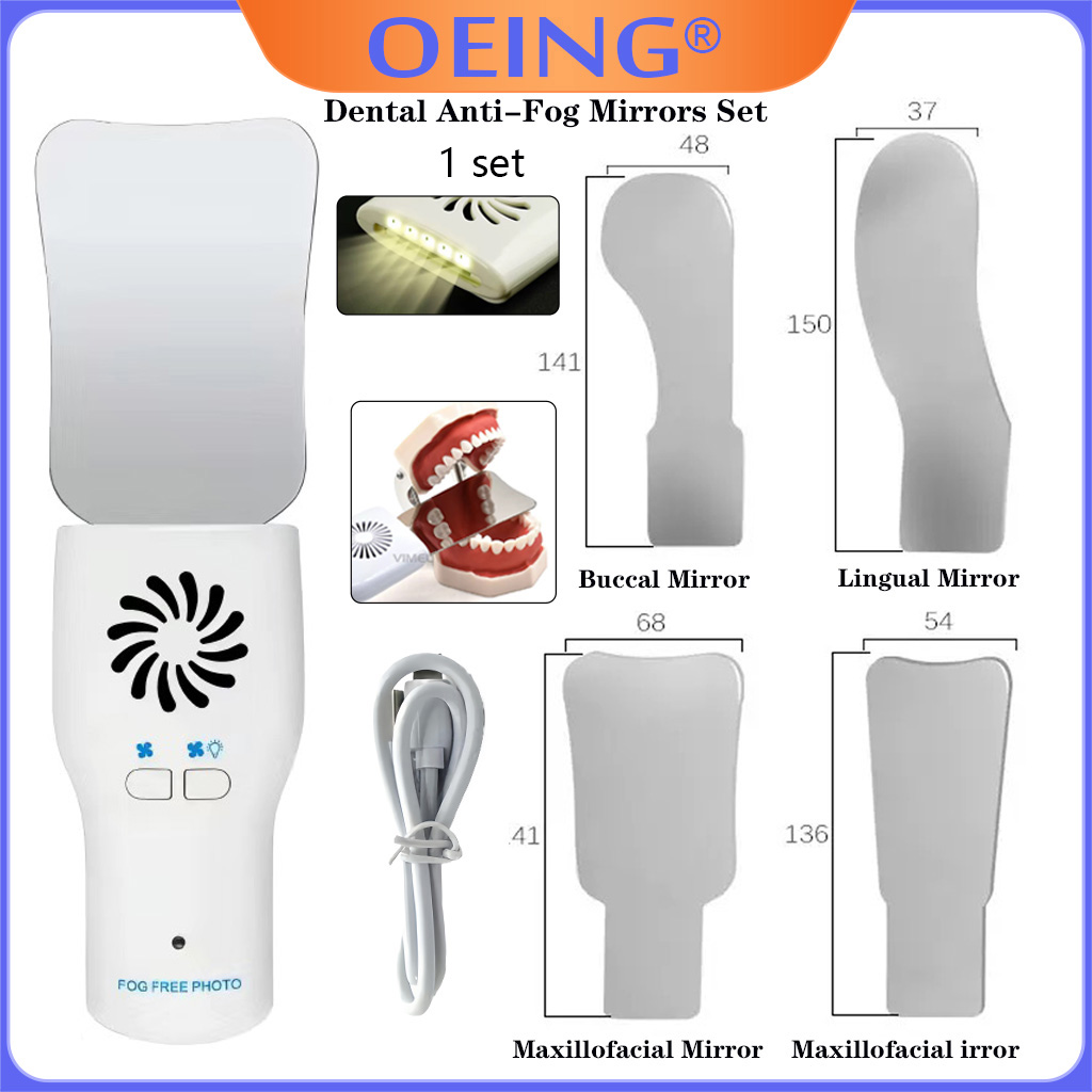 Photography Lighting Reflector - AG Dental Anti-Fog Mirrors Set Fog