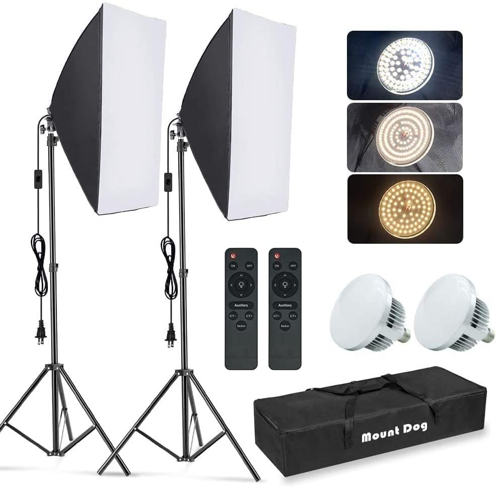 Photography Lighting Product - Photography Softbox Lighting Kit, 2-Pack 19.7