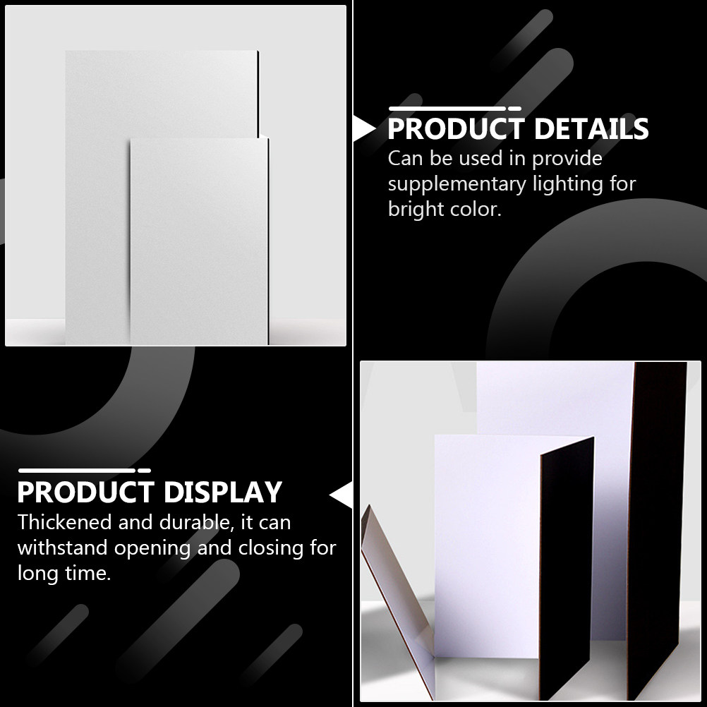 Photography Lighting For Outdoors - Black White Collapsible Reflector Board Photography