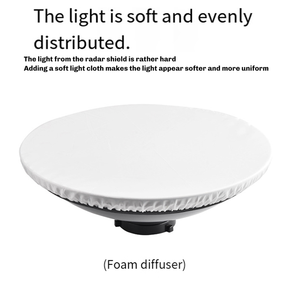 Photography Lighting Beauty Dish - AT59 30cm Beauty Dish Reflector Honeycomb