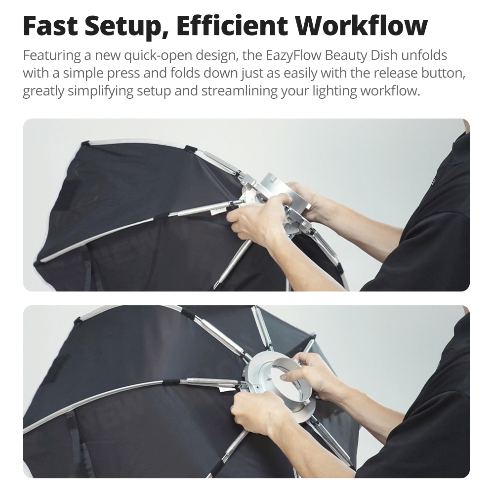 Godox 65cm 85cm EazyFlow Beaut - огляд і ціна Photography Lighting Beauty Dish