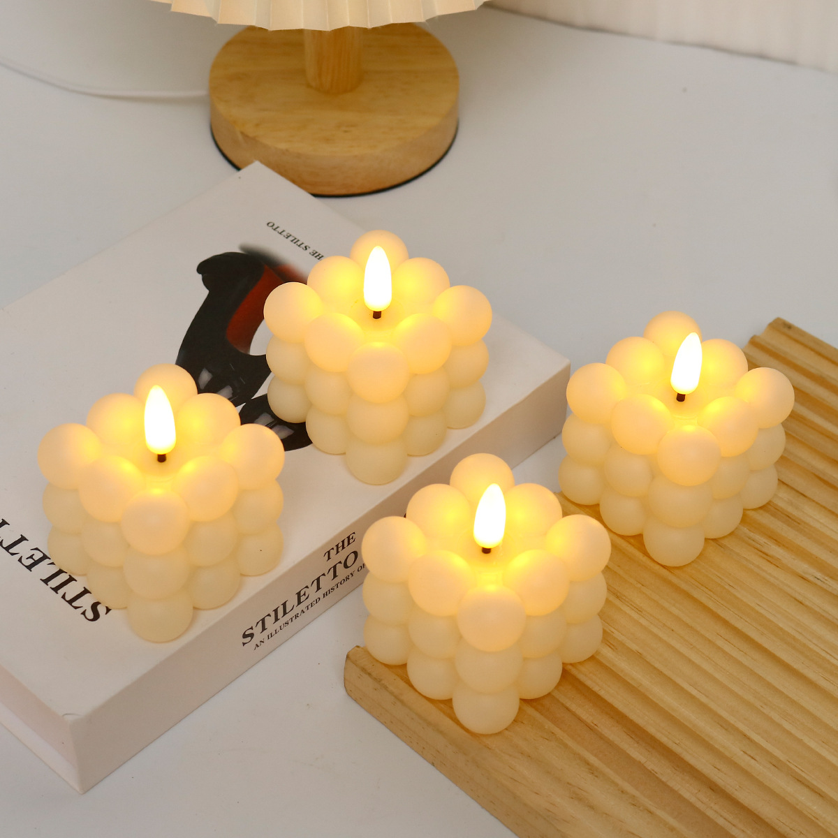 Led Candle  Cube for Wedding,  - огляд і ціна Photography And Lighting