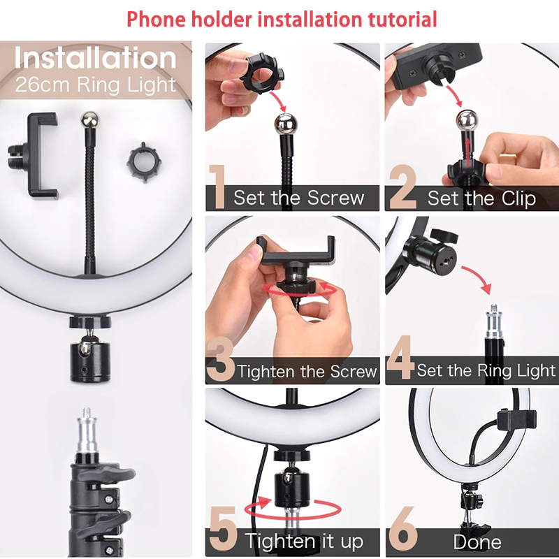 16/26/33cm Selfie Ring Light P - огляд і ціна Photography Lighting Product