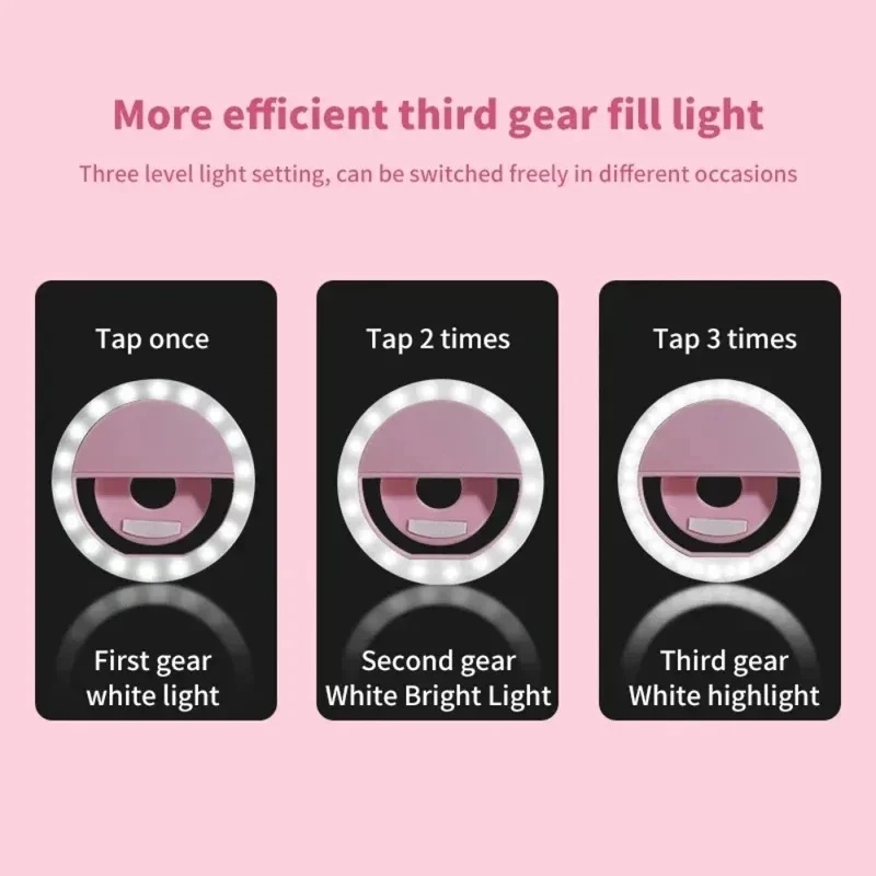 1-4pcs LED Selfie Ring Fill Li - огляд і ціна Photography Lighting Products
