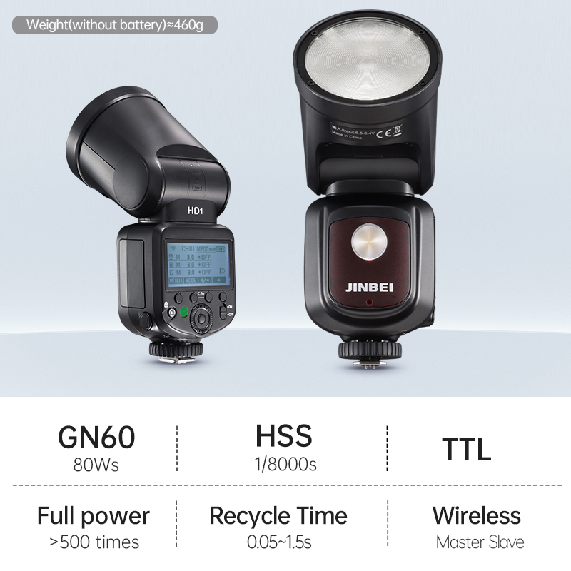 JINBEI HD-1Round-head HSS Spee - огляд і ціна Photography Lighting