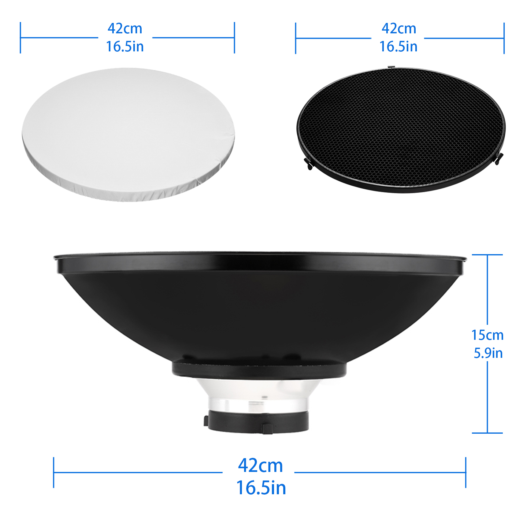 16.5inch Reflector Beauty Dish - огляд і ціна Photography Lighting Beauty Dish