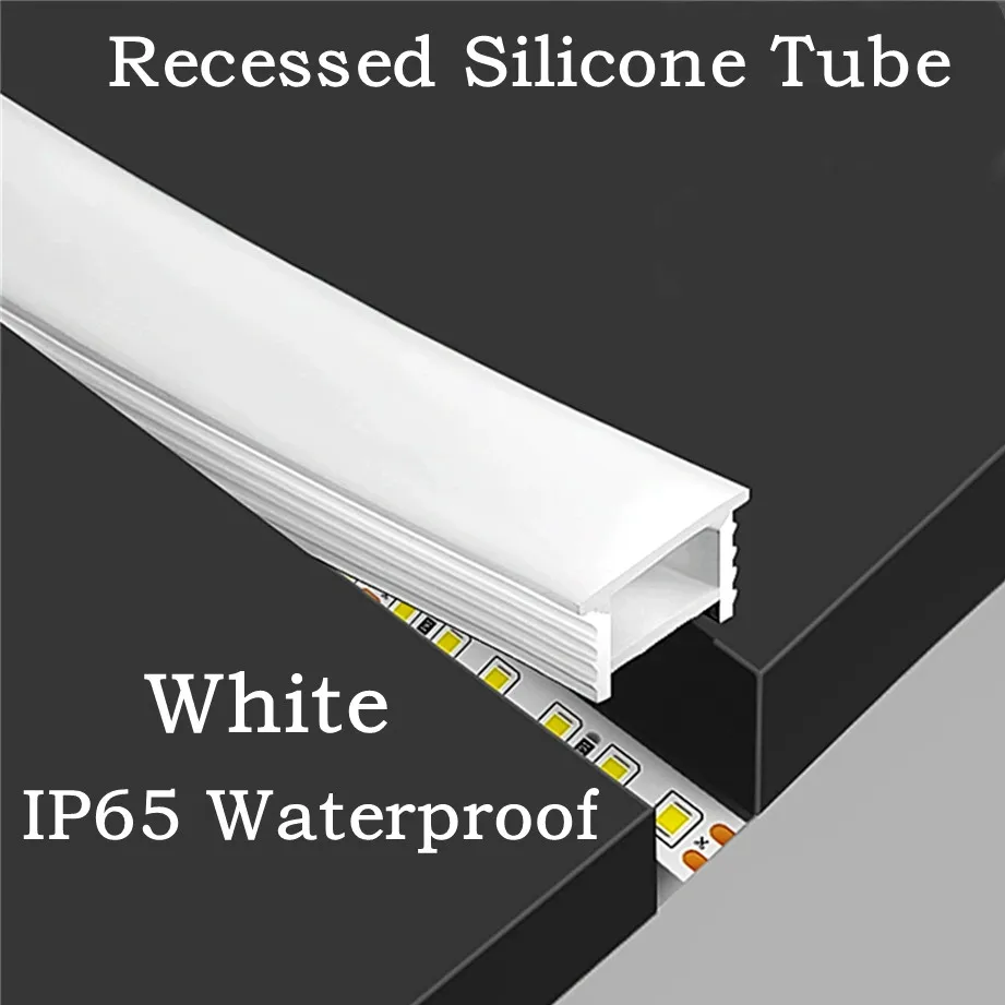 Recessed White Silicone Tube L - огляд і ціна Diffusion Material Roll