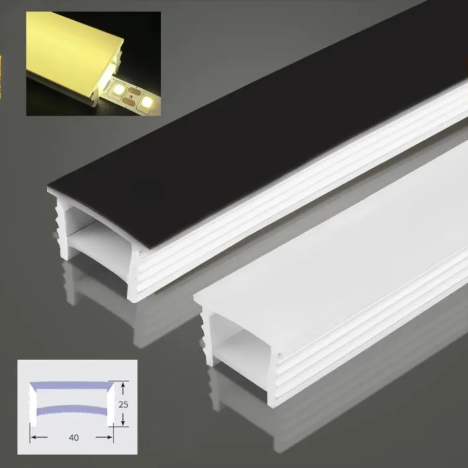Recessed White Silicone Tube L - огляд і ціна Diffusion Material Roll
