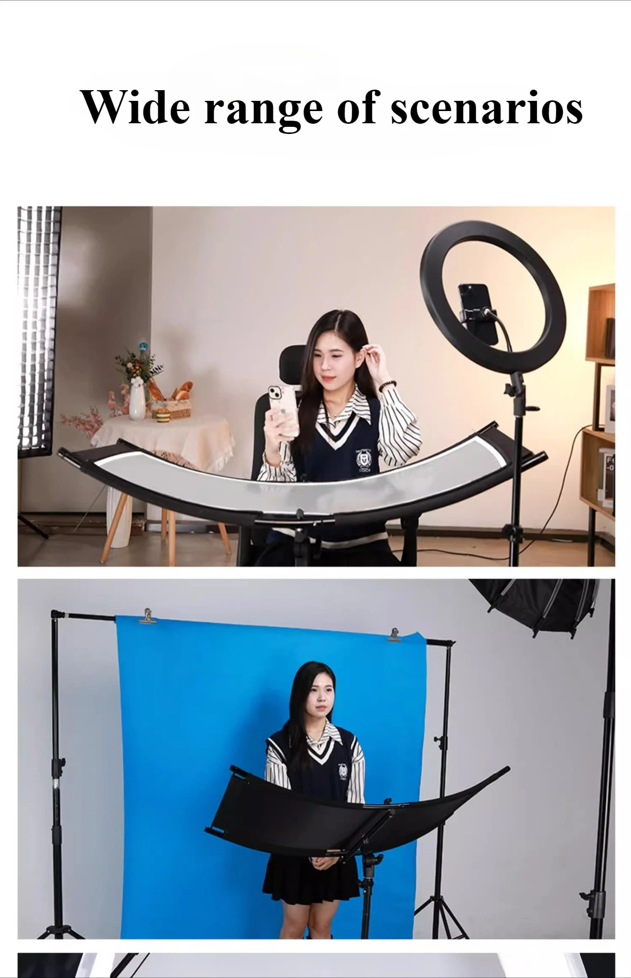 4-Color Cloth U-Type Reflector - огляд і ціна Photography Lighting Type