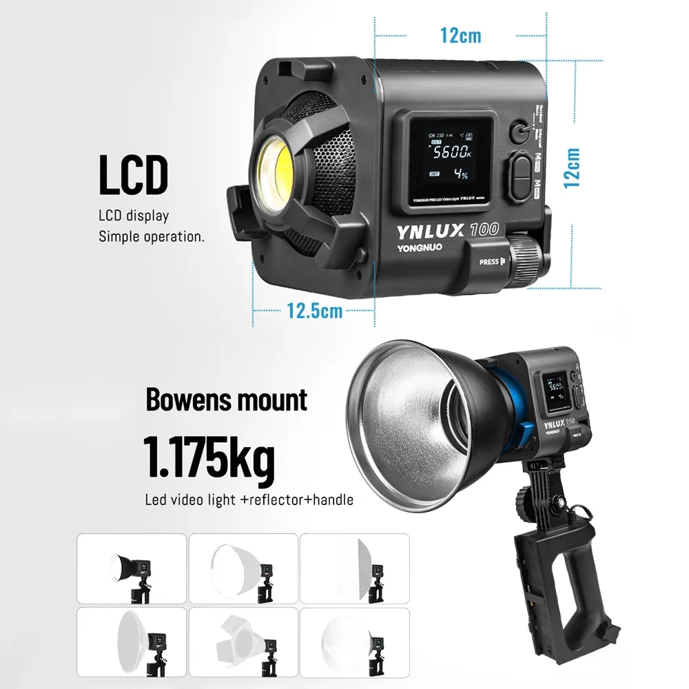 YONGNUO YNLUX100 100W 3200K-56 - огляд і ціна Photography And Lighting