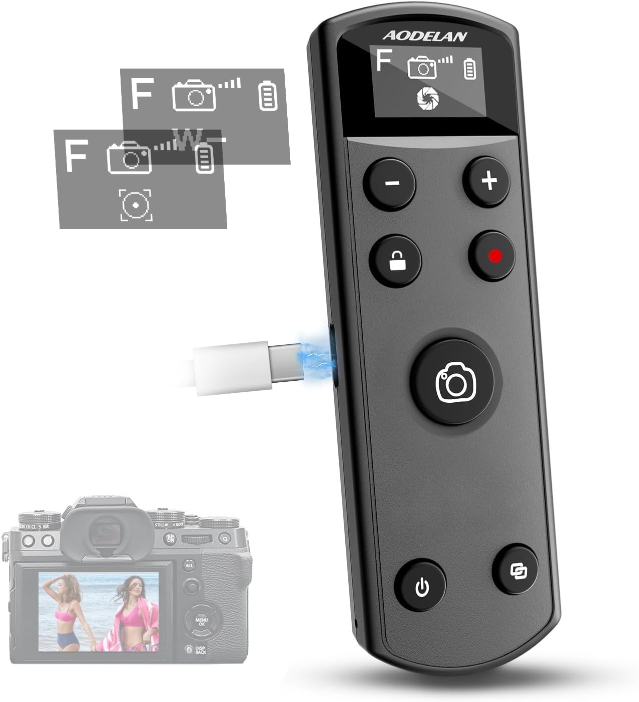 Black USB-C Rechargeable Remot - огляд і ціна Fujifilm Camera X100Vi