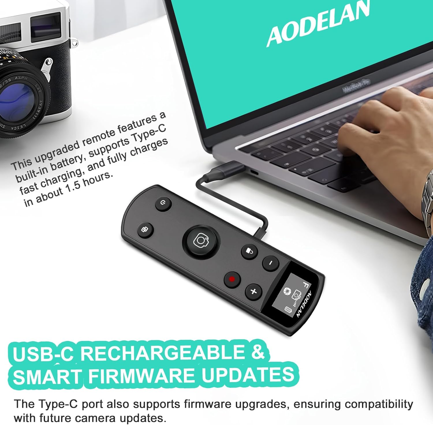 Black USB-C Rechargeable Remot - огляд і ціна Fujifilm Camera X100Vi