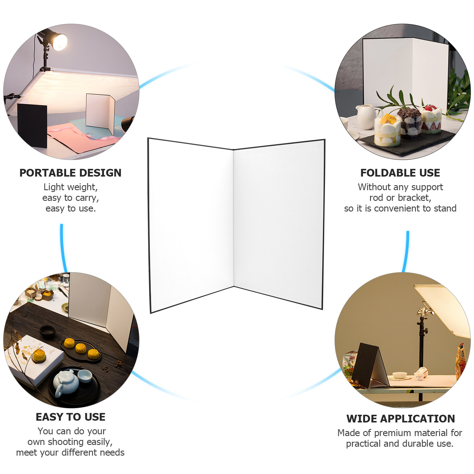 Foldable A3 Photography Reflec - огляд і ціна Photography Lighting Reflector