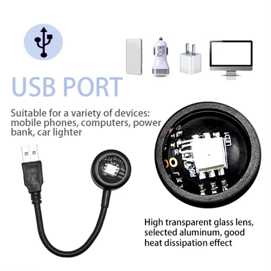 Led 5V Colorful USB Sunset Lam - огляд і ціна Photography Lighting Diy