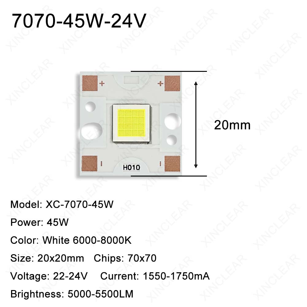 SMD 5050 7070 LED Chips 20W 45 - огляд і ціна Photography Lighting Diy