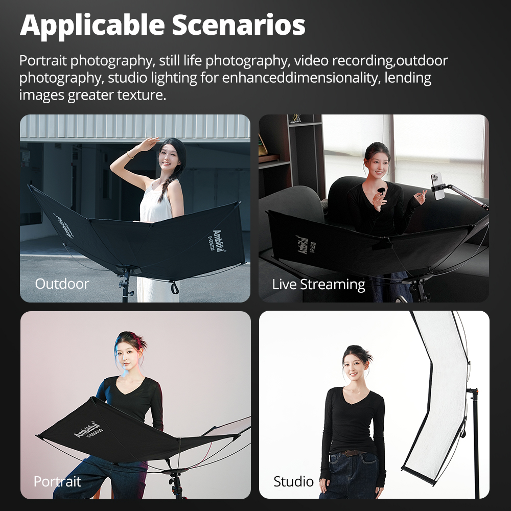 AMBITFUL 3in1 U-Type Light Dif - огляд і ціна Photography Lighting Type