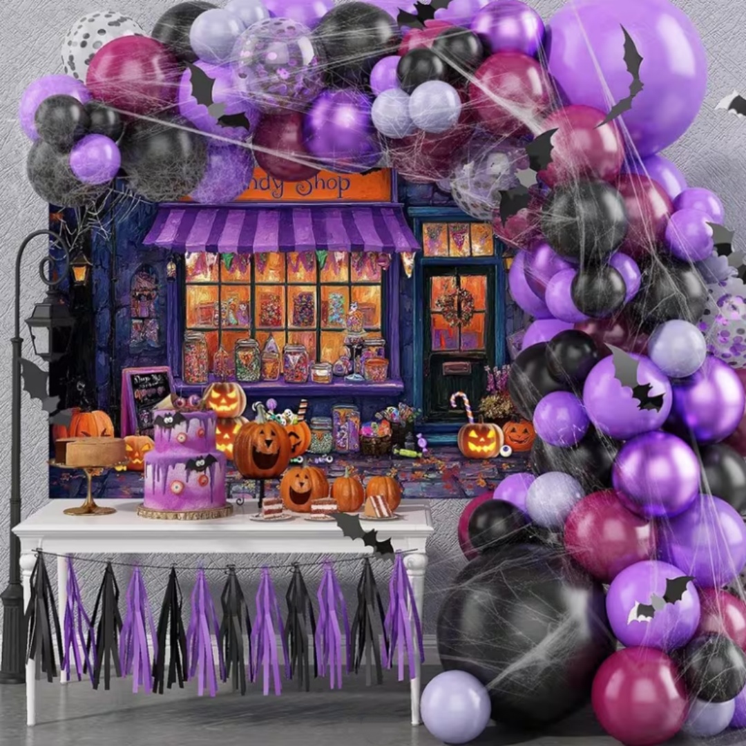 Purple Halloween Shop Theme Pa - огляд і ціна Photography Lighting And Background