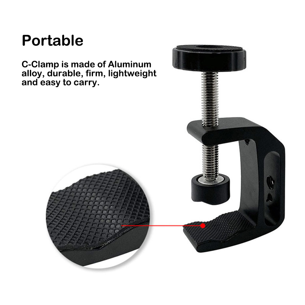 C- Shaped Clamp Aluminum Alloy - огляд і ціна Photography Lighting Type