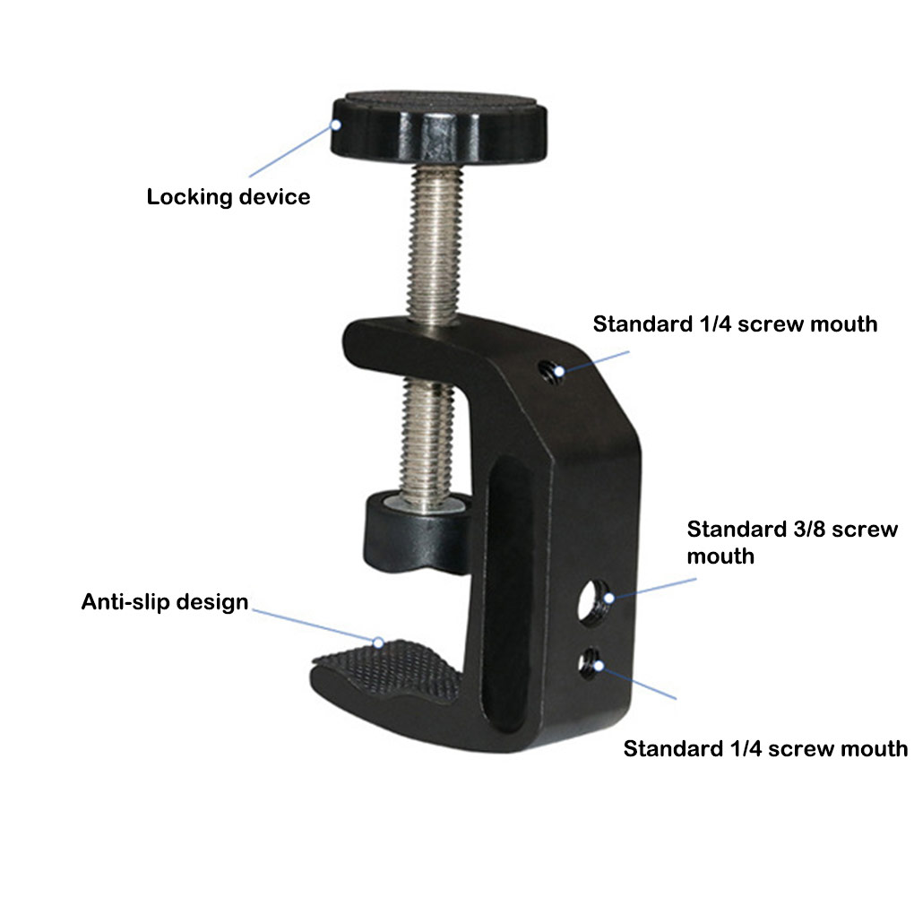 C- Shaped Clamp Aluminum Alloy - огляд і ціна Photography Lighting Type