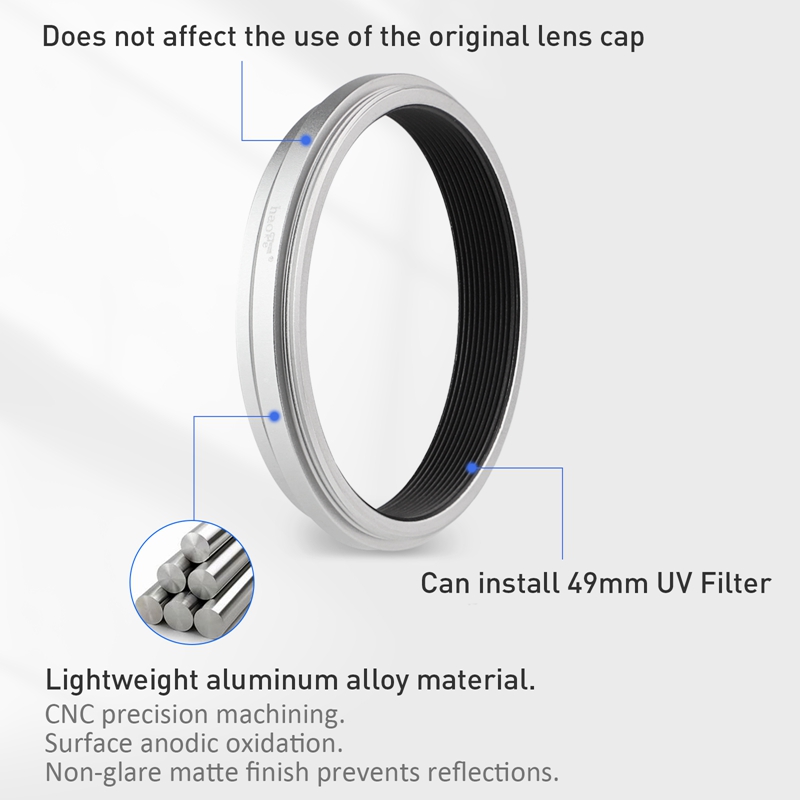 Haoge Lens Filter Adapter Ring - огляд і ціна Fujifilm Camera X100Vi