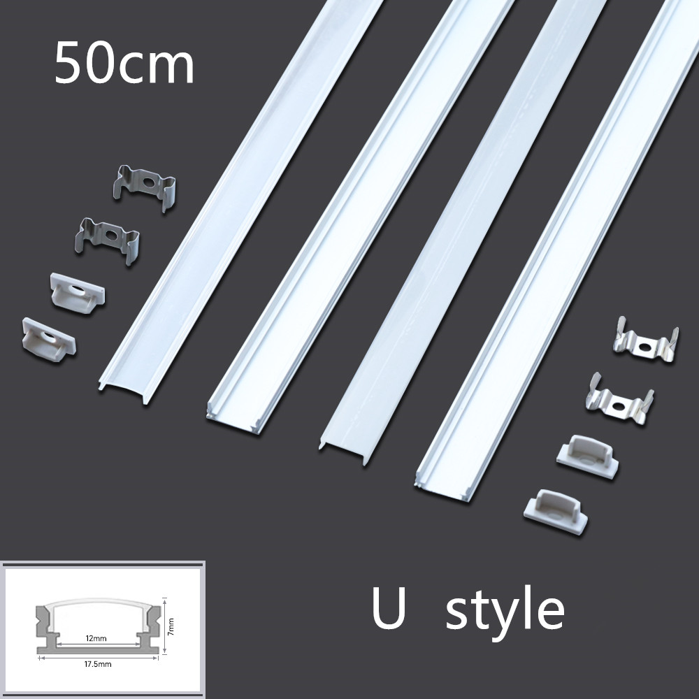 LED 50cm Aluminium Channel for - огляд і ціна Diffusion Material Roll