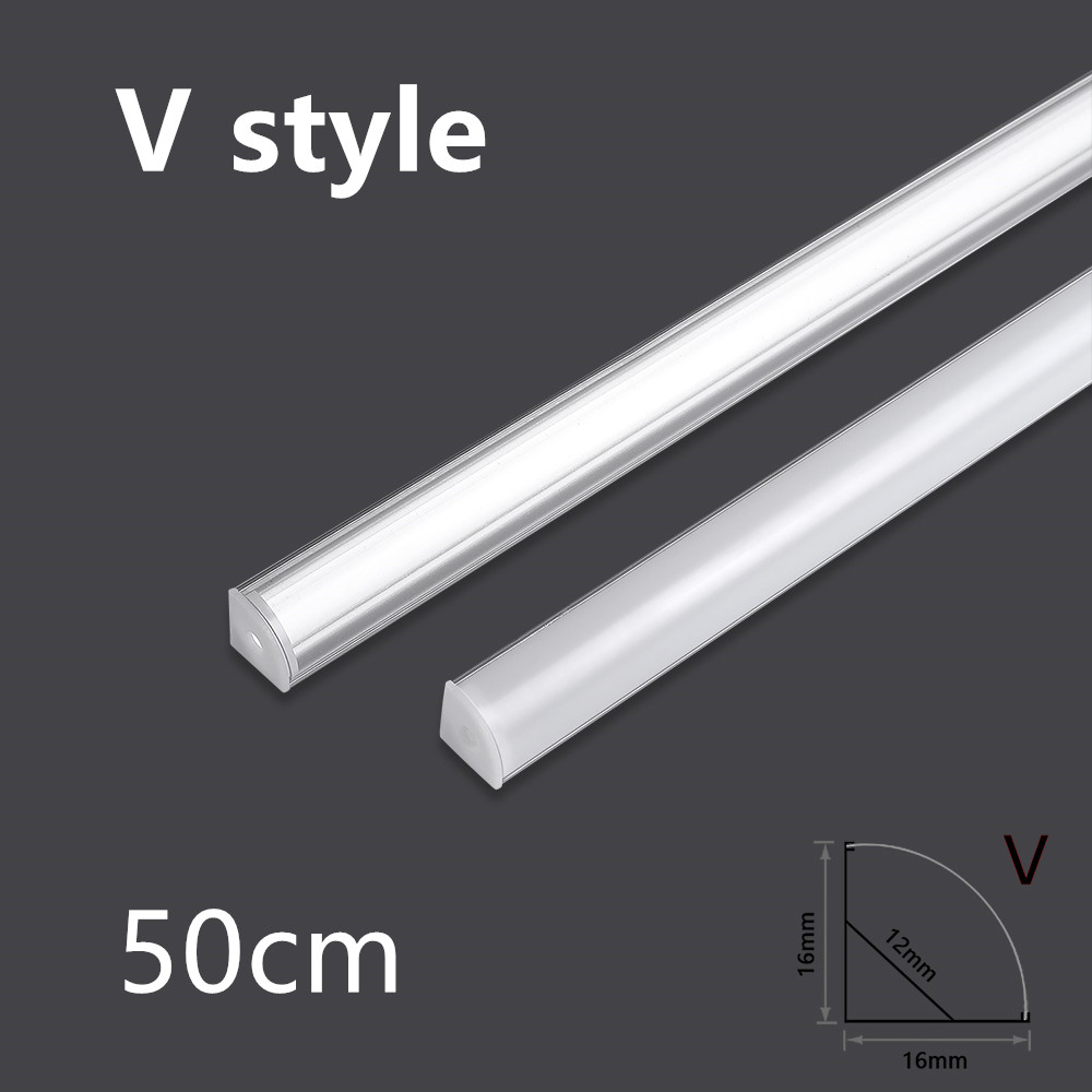 LED 50cm Aluminium Channel for - огляд і ціна Diffusion Material Roll