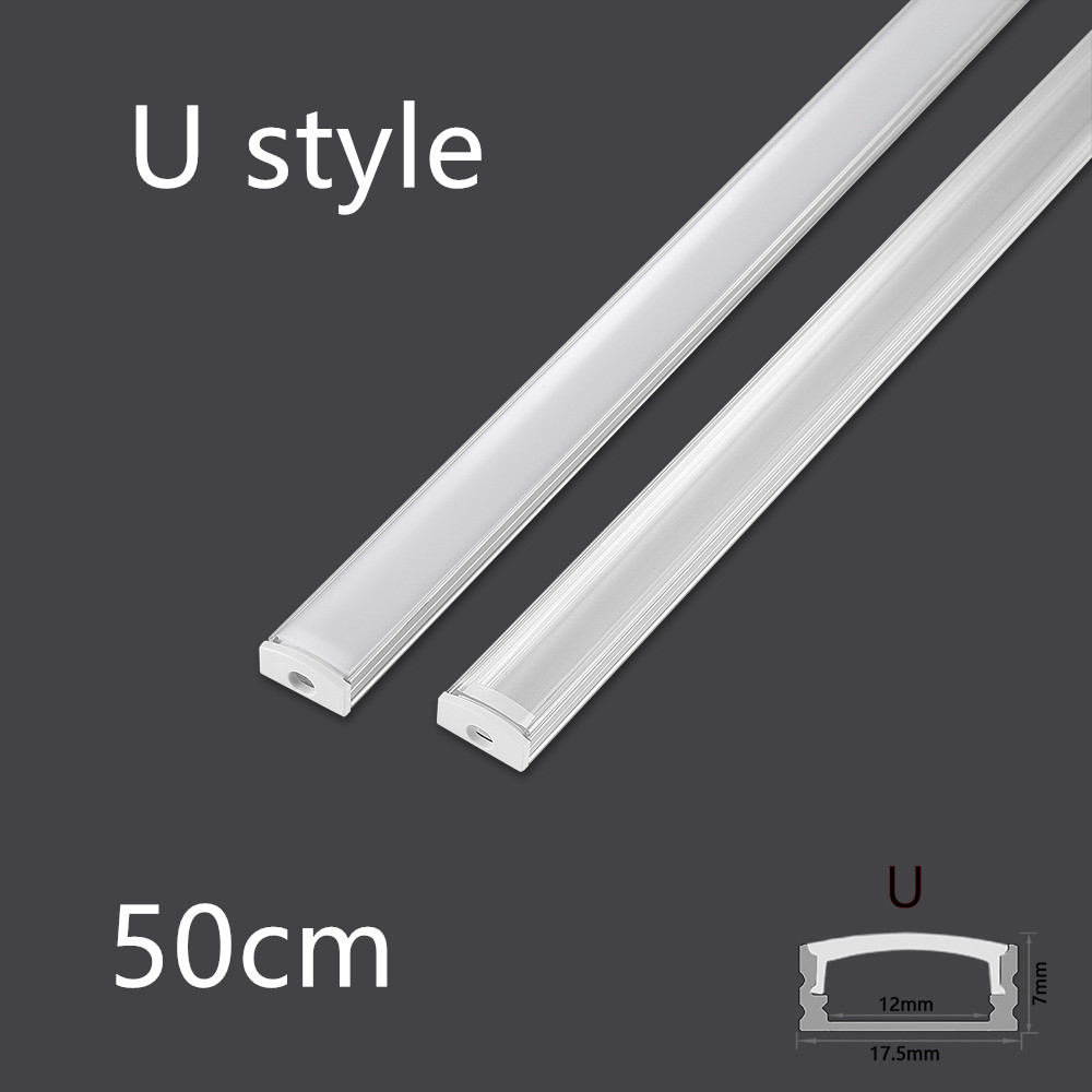LED 50cm Aluminium Channel for - огляд і ціна Diffusion Material Roll