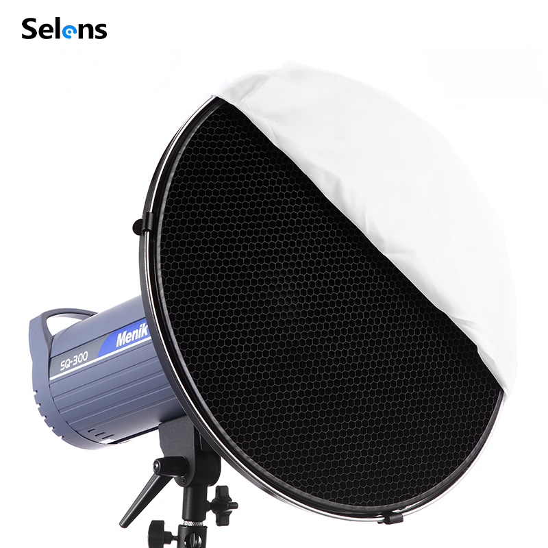 Selens 55cm Silver/White Inter - огляд і ціна Photography Lighting Beauty Dish