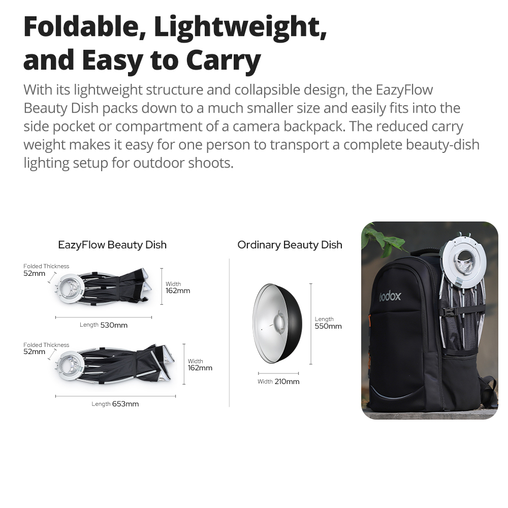 New Godox EazyFlow Beauty Dish - огляд і ціна Photography Lighting Product