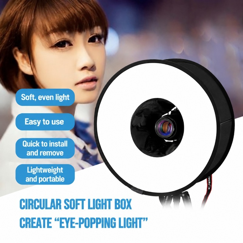 Foldable 45cm Ring‑flash Soft‑ - огляд і ціна Photography Lighting Type