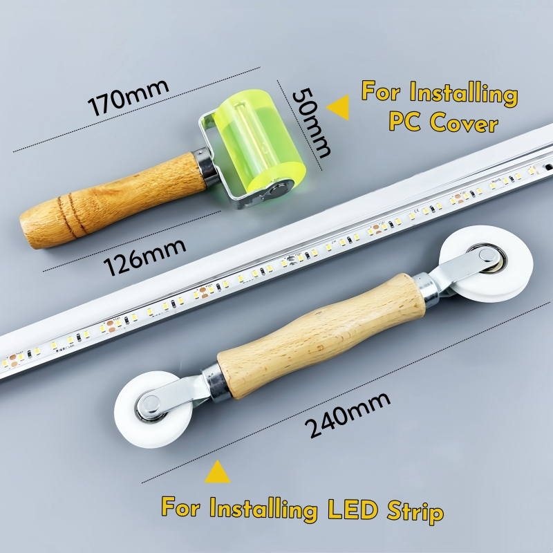 Press Edge Handle Roller LED S - огляд і ціна Diffusion Material Roll
